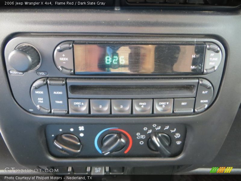 Flame Red / Dark Slate Gray 2006 Jeep Wrangler X 4x4
