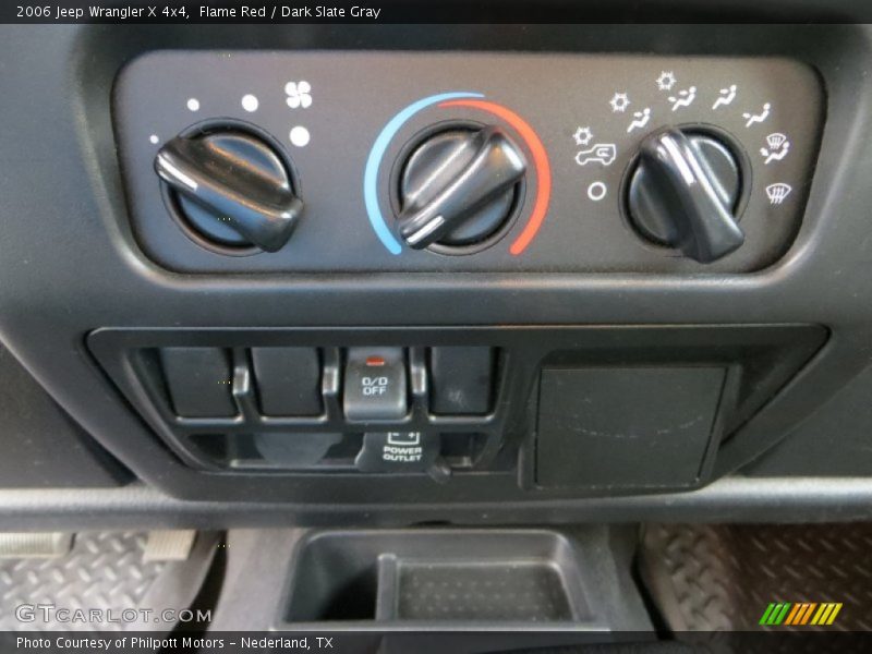 Flame Red / Dark Slate Gray 2006 Jeep Wrangler X 4x4
