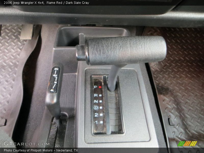 Flame Red / Dark Slate Gray 2006 Jeep Wrangler X 4x4