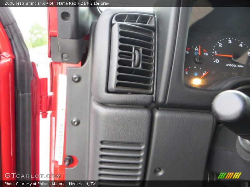 Flame Red / Dark Slate Gray 2006 Jeep Wrangler X 4x4