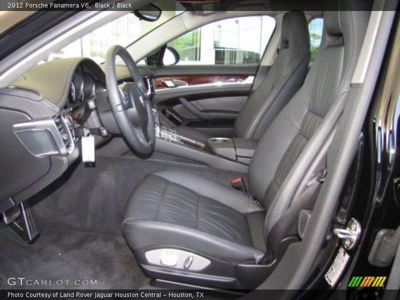  2012 Panamera V6 Black Interior