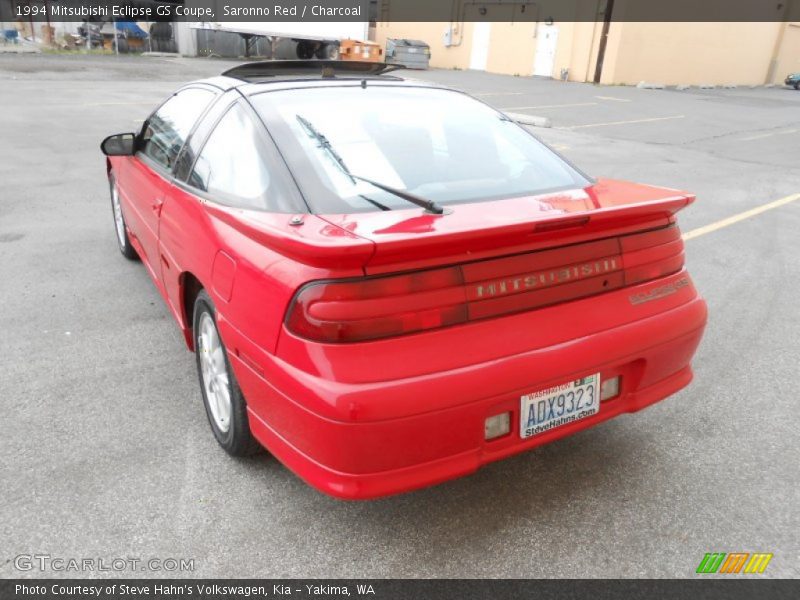 Saronno Red / Charcoal 1994 Mitsubishi Eclipse GS Coupe