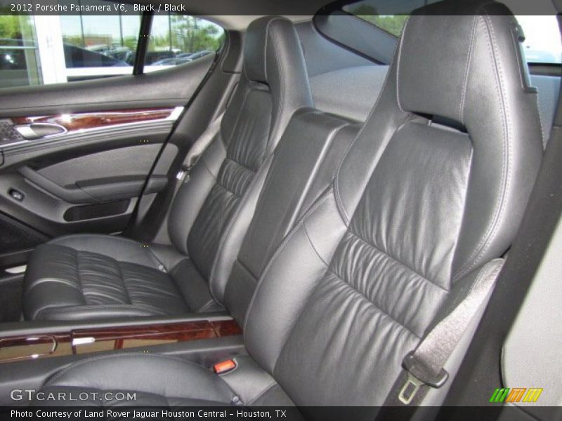Rear Seat of 2012 Panamera V6