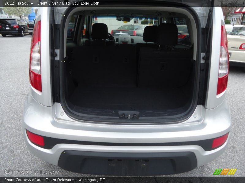 Bright Silver / Black Soul Logo Cloth 2012 Kia Soul +