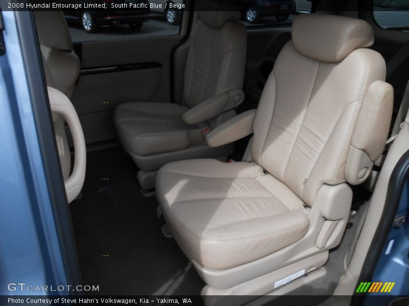 South Pacific Blue / Beige 2008 Hyundai Entourage Limited