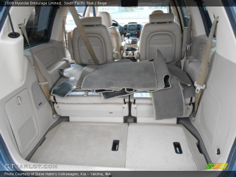 South Pacific Blue / Beige 2008 Hyundai Entourage Limited