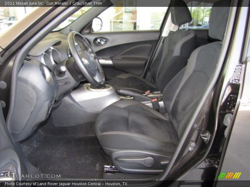  2011 Juke SV Gray/Silver Trim Interior