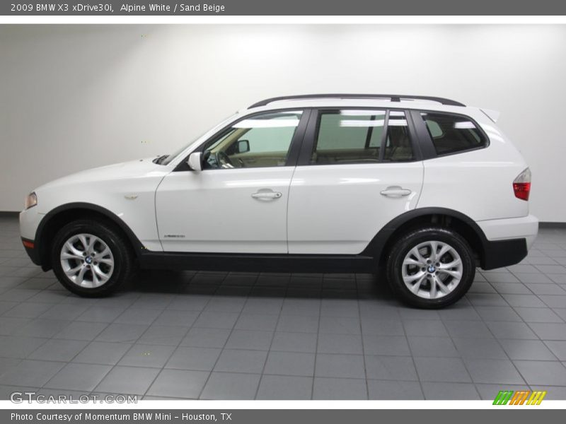  2009 X3 xDrive30i Alpine White