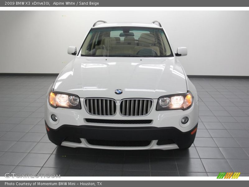 Alpine White / Sand Beige 2009 BMW X3 xDrive30i