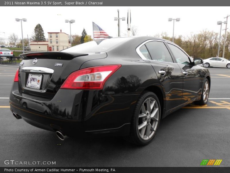 Super Black / Charcoal 2011 Nissan Maxima 3.5 SV Sport