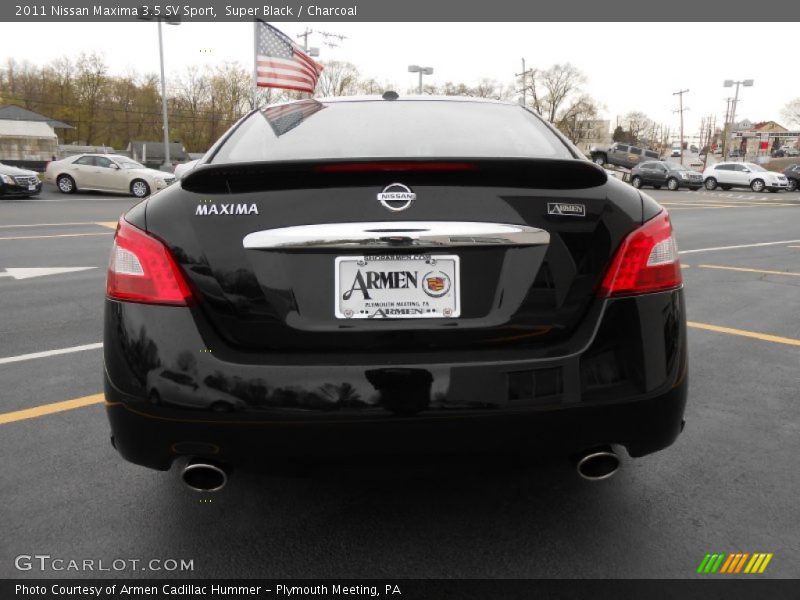 Super Black / Charcoal 2011 Nissan Maxima 3.5 SV Sport