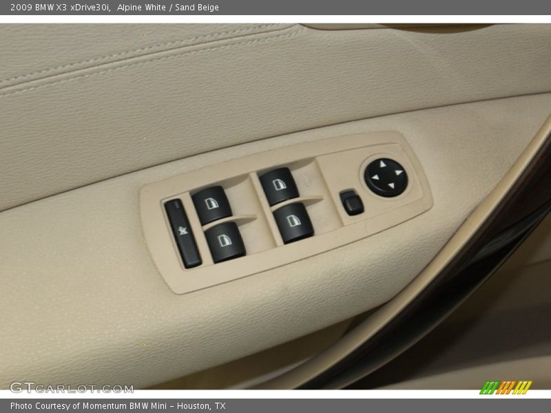 Alpine White / Sand Beige 2009 BMW X3 xDrive30i