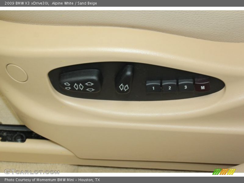 Alpine White / Sand Beige 2009 BMW X3 xDrive30i