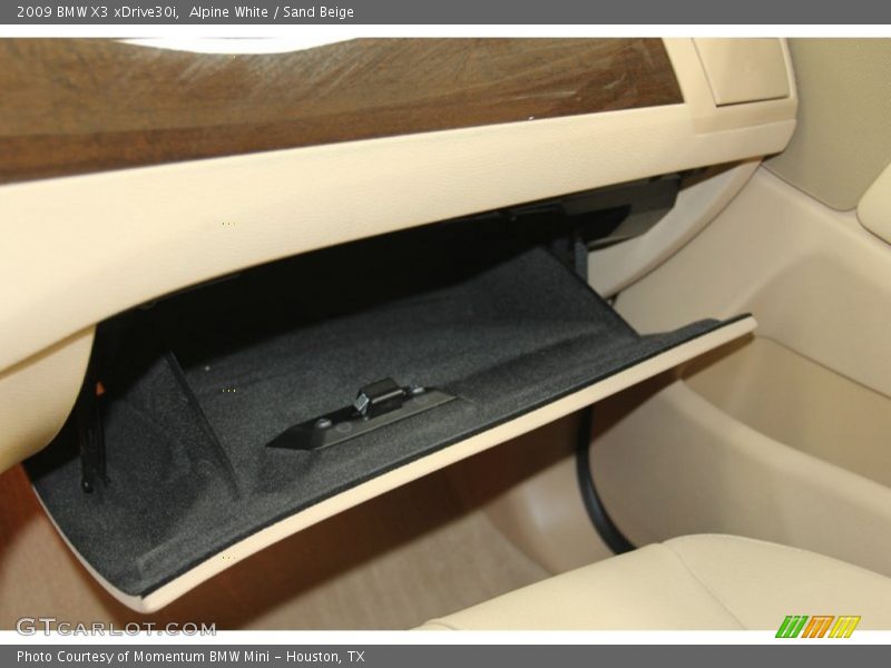 Alpine White / Sand Beige 2009 BMW X3 xDrive30i