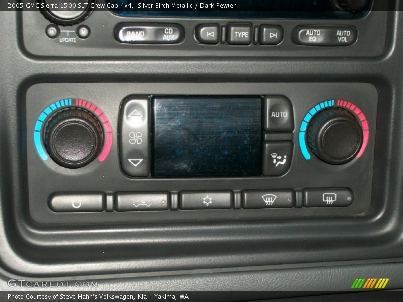 Silver Birch Metallic / Dark Pewter 2005 GMC Sierra 1500 SLT Crew Cab 4x4