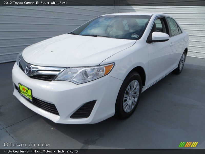 Super White / Ash 2012 Toyota Camry LE