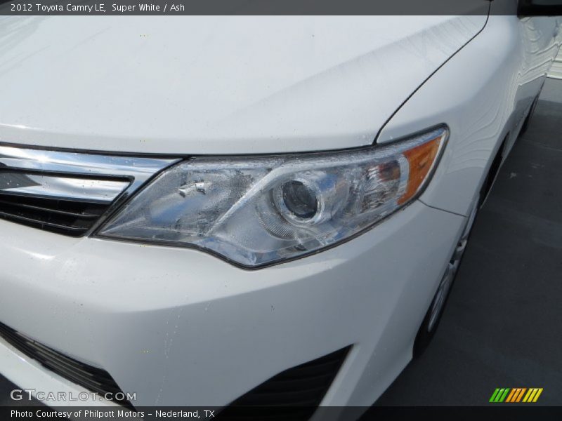 Super White / Ash 2012 Toyota Camry LE