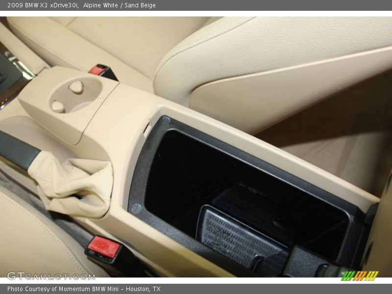 Alpine White / Sand Beige 2009 BMW X3 xDrive30i