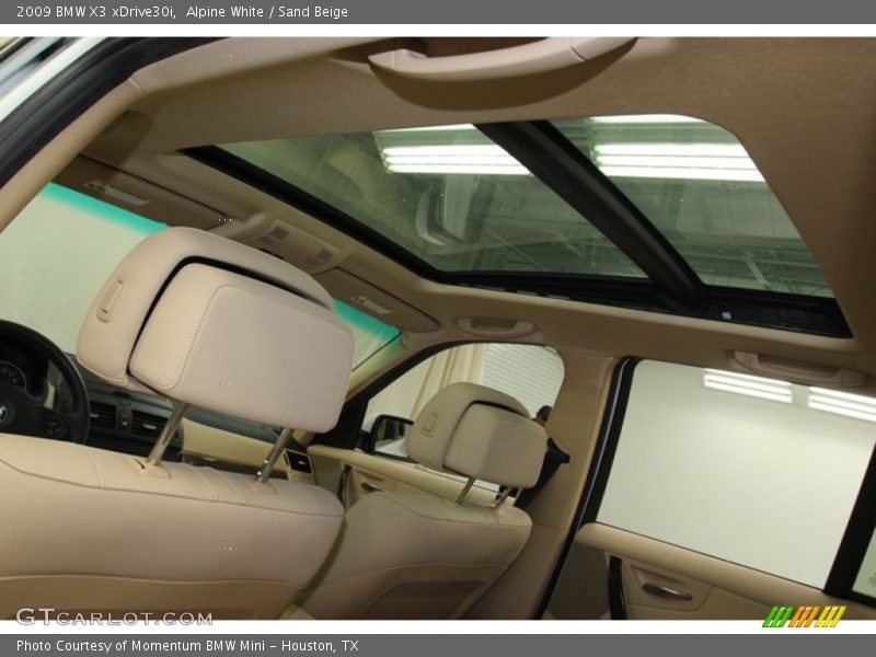 Alpine White / Sand Beige 2009 BMW X3 xDrive30i