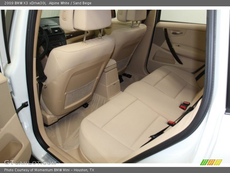 Alpine White / Sand Beige 2009 BMW X3 xDrive30i