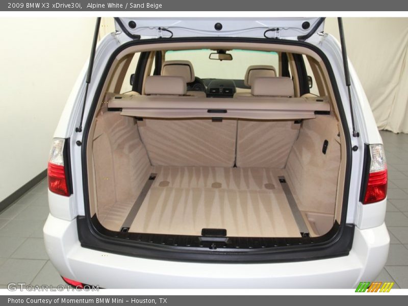 Alpine White / Sand Beige 2009 BMW X3 xDrive30i