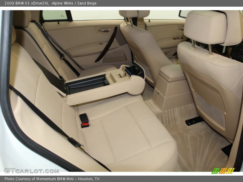 Alpine White / Sand Beige 2009 BMW X3 xDrive30i