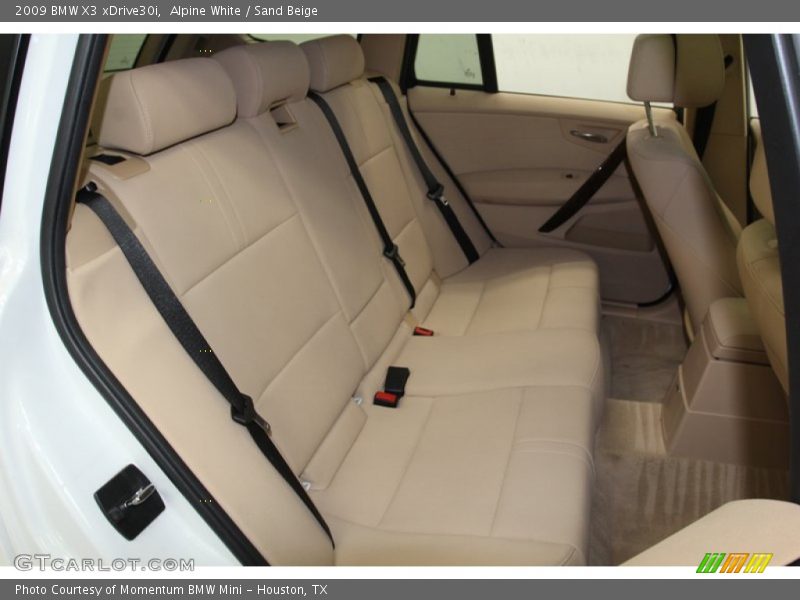 Alpine White / Sand Beige 2009 BMW X3 xDrive30i
