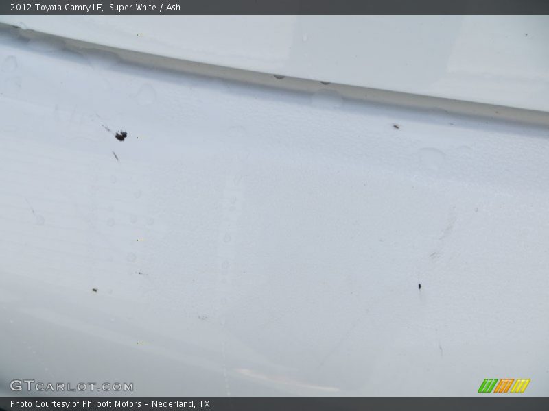 Super White / Ash 2012 Toyota Camry LE
