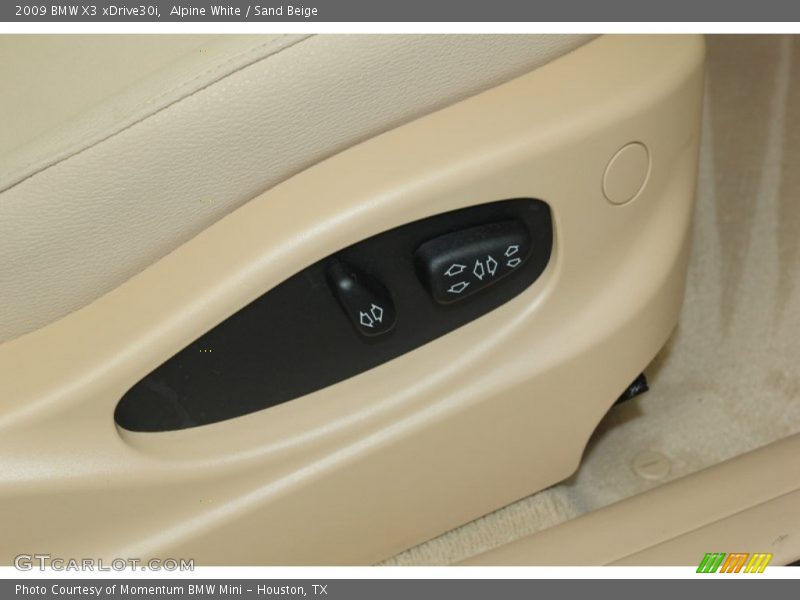 Alpine White / Sand Beige 2009 BMW X3 xDrive30i