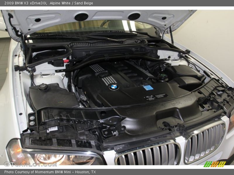 Alpine White / Sand Beige 2009 BMW X3 xDrive30i