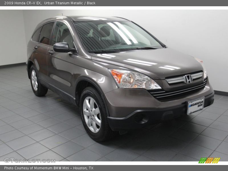 Urban Titanium Metallic / Black 2009 Honda CR-V EX