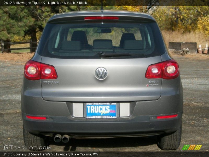 Night Blue Metallic / Black 2012 Volkswagen Tiguan S