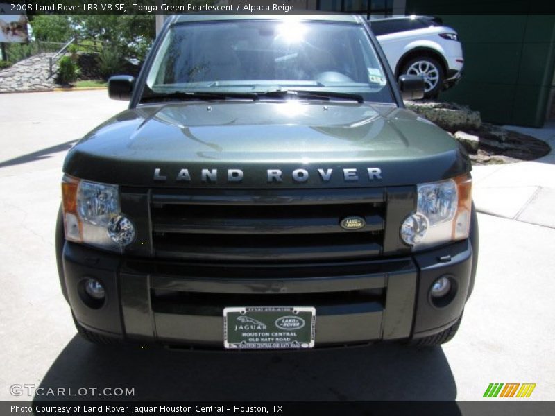 Tonga Green Pearlescent / Alpaca Beige 2008 Land Rover LR3 V8 SE