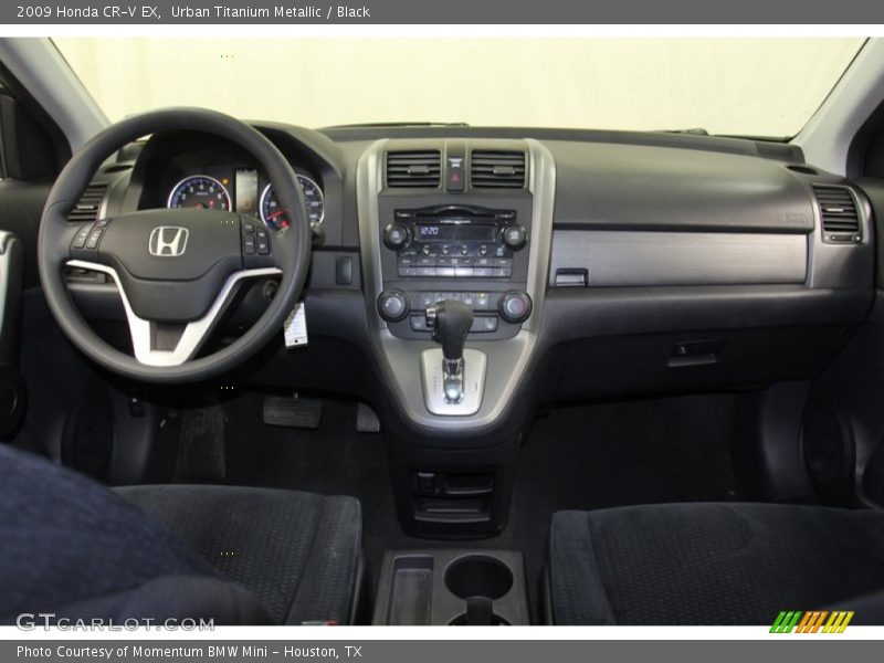 Urban Titanium Metallic / Black 2009 Honda CR-V EX