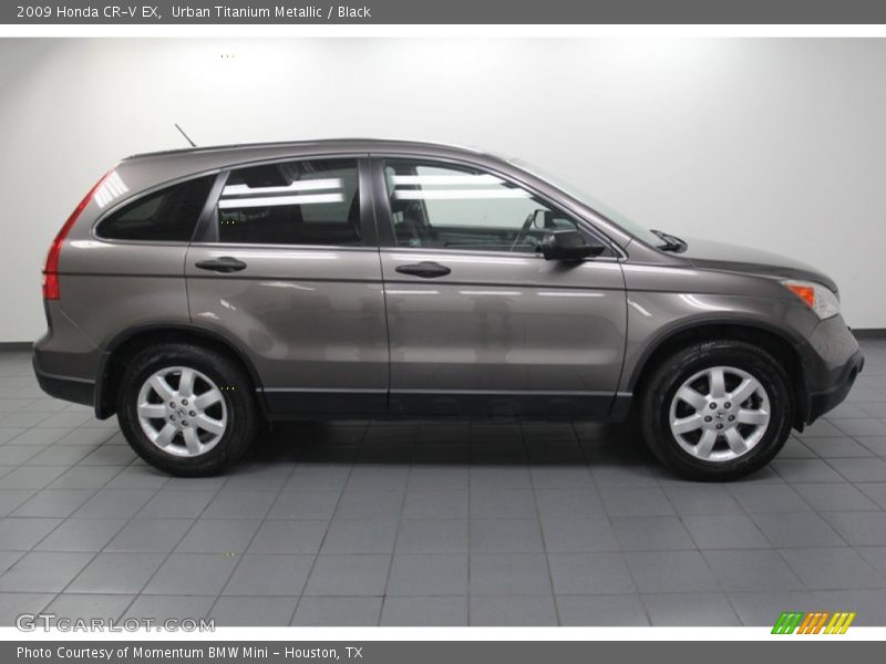 Urban Titanium Metallic / Black 2009 Honda CR-V EX