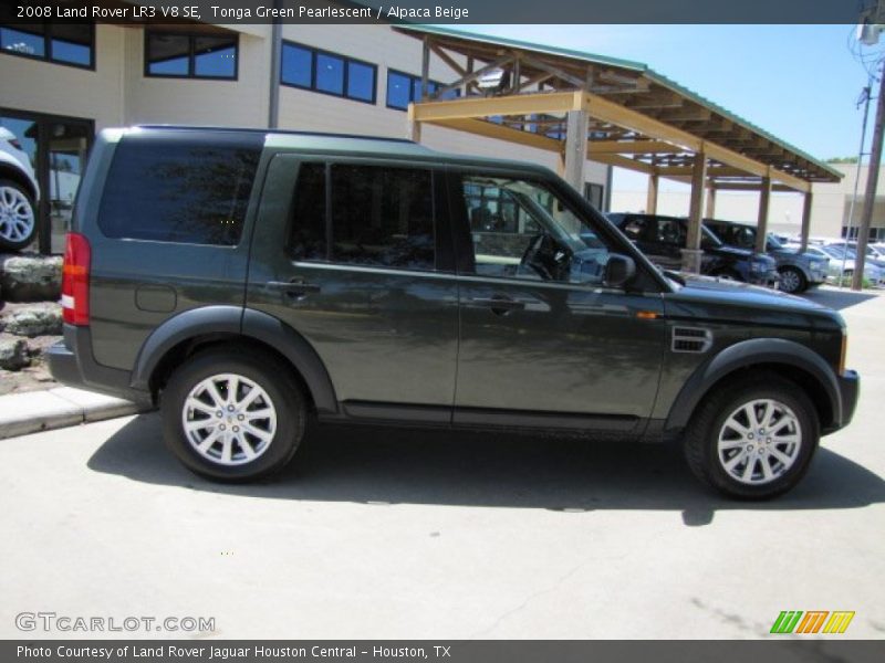 Tonga Green Pearlescent / Alpaca Beige 2008 Land Rover LR3 V8 SE