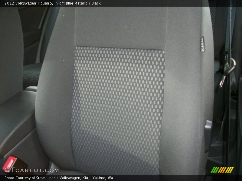 Night Blue Metallic / Black 2012 Volkswagen Tiguan S
