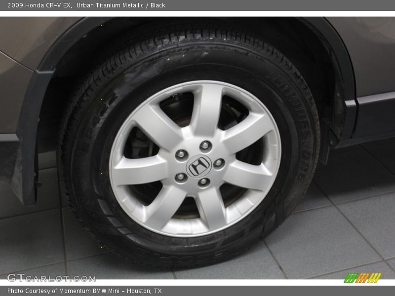 Urban Titanium Metallic / Black 2009 Honda CR-V EX