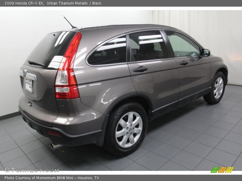 Urban Titanium Metallic / Black 2009 Honda CR-V EX