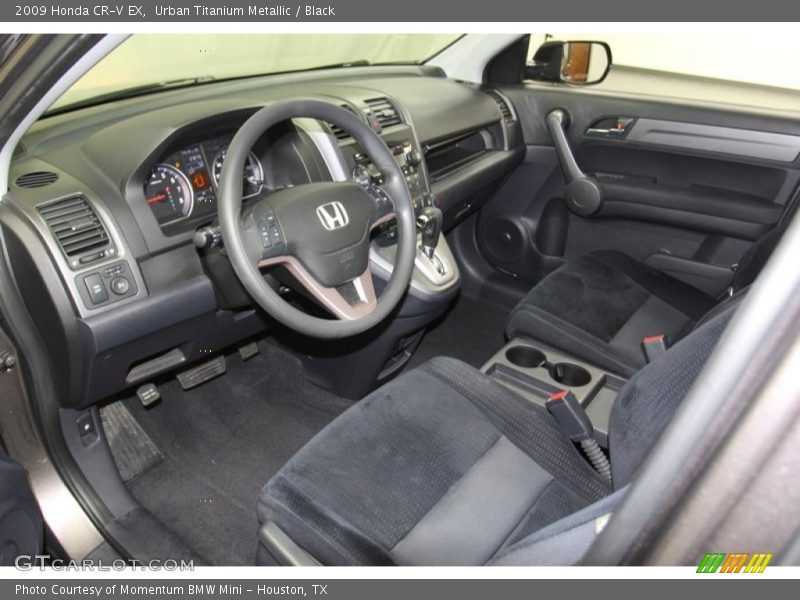 Urban Titanium Metallic / Black 2009 Honda CR-V EX
