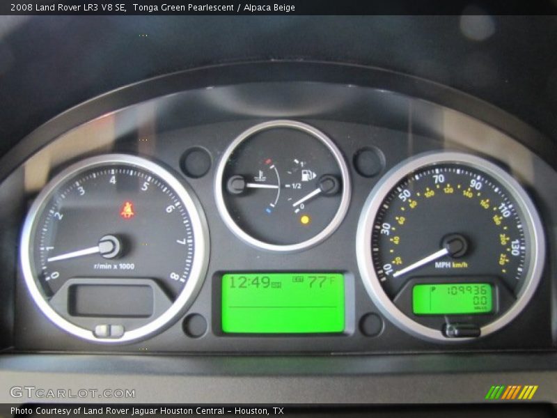  2008 LR3 V8 SE V8 SE Gauges