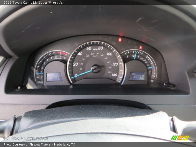 Super White / Ash 2012 Toyota Camry LE