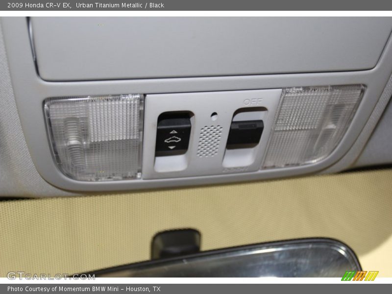 Urban Titanium Metallic / Black 2009 Honda CR-V EX