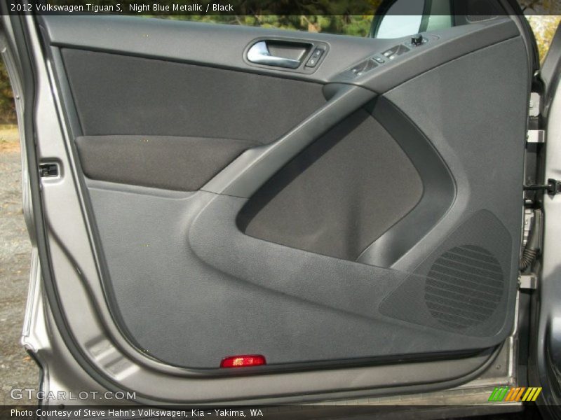 Night Blue Metallic / Black 2012 Volkswagen Tiguan S