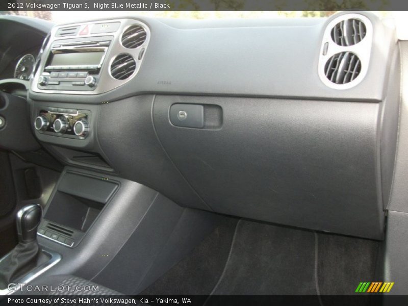 Night Blue Metallic / Black 2012 Volkswagen Tiguan S
