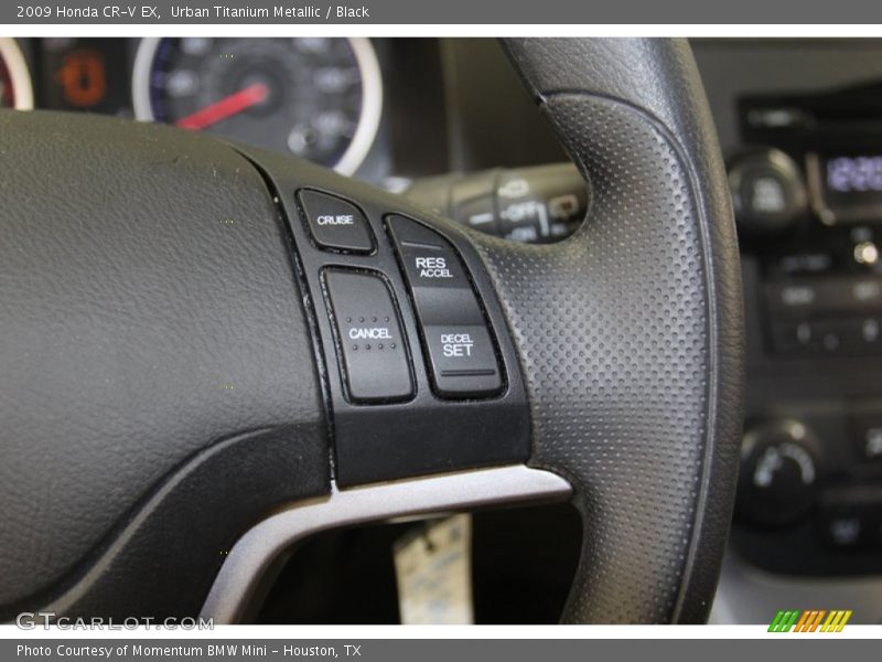 Urban Titanium Metallic / Black 2009 Honda CR-V EX