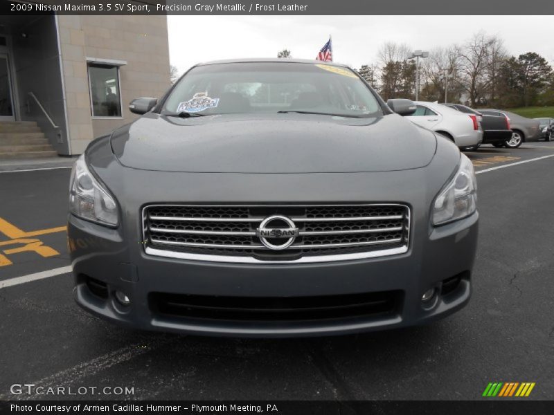 Precision Gray Metallic / Frost Leather 2009 Nissan Maxima 3.5 SV Sport