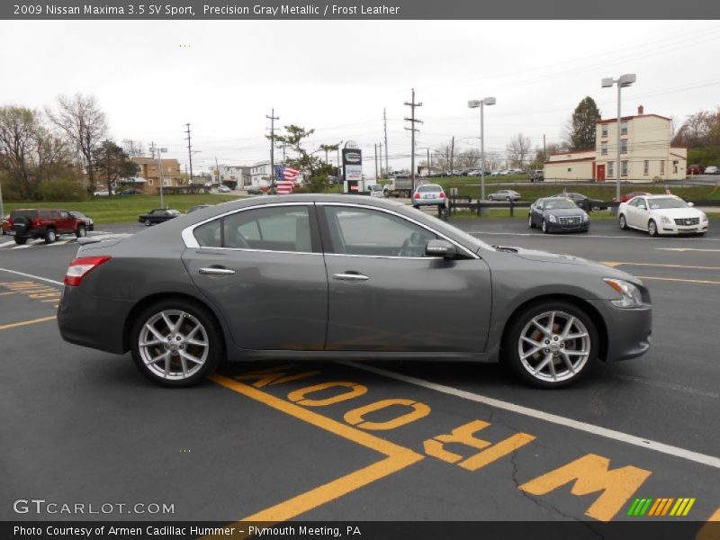 Precision Gray Metallic / Frost Leather 2009 Nissan Maxima 3.5 SV Sport
