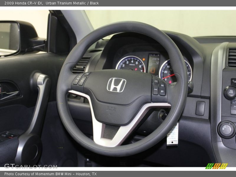 Urban Titanium Metallic / Black 2009 Honda CR-V EX