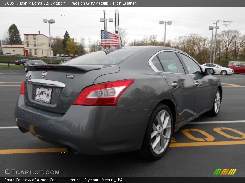 Precision Gray Metallic / Frost Leather 2009 Nissan Maxima 3.5 SV Sport